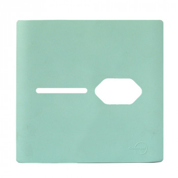 Placa p/ 1 Interruptor + tomada 4x4 - Novara Siciliano